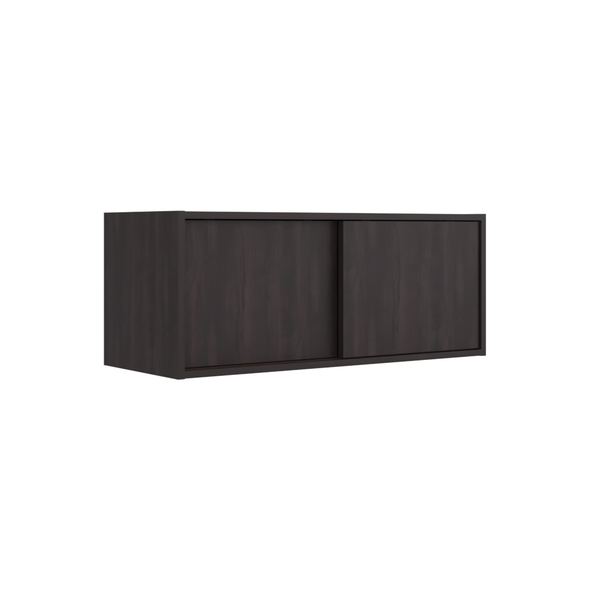 Note 32-Inch Wide Wall Storage Cabinet with Sliding Doors, Compact Wall-Mounted Storage Option for Bedroom, Office, Living Room or Garage Organization