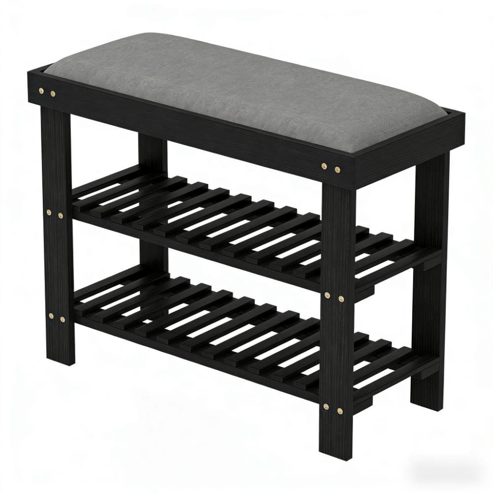 Shoe Organizer,Shoe Storage Bench,3-Tier Entryway Bench
