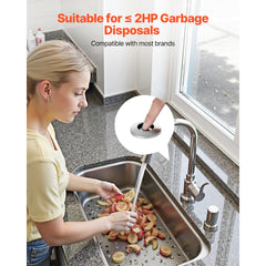 Garbage Disposal Air Switch Kit Dual Outlet Sink Top Air Switch 3.5-inch