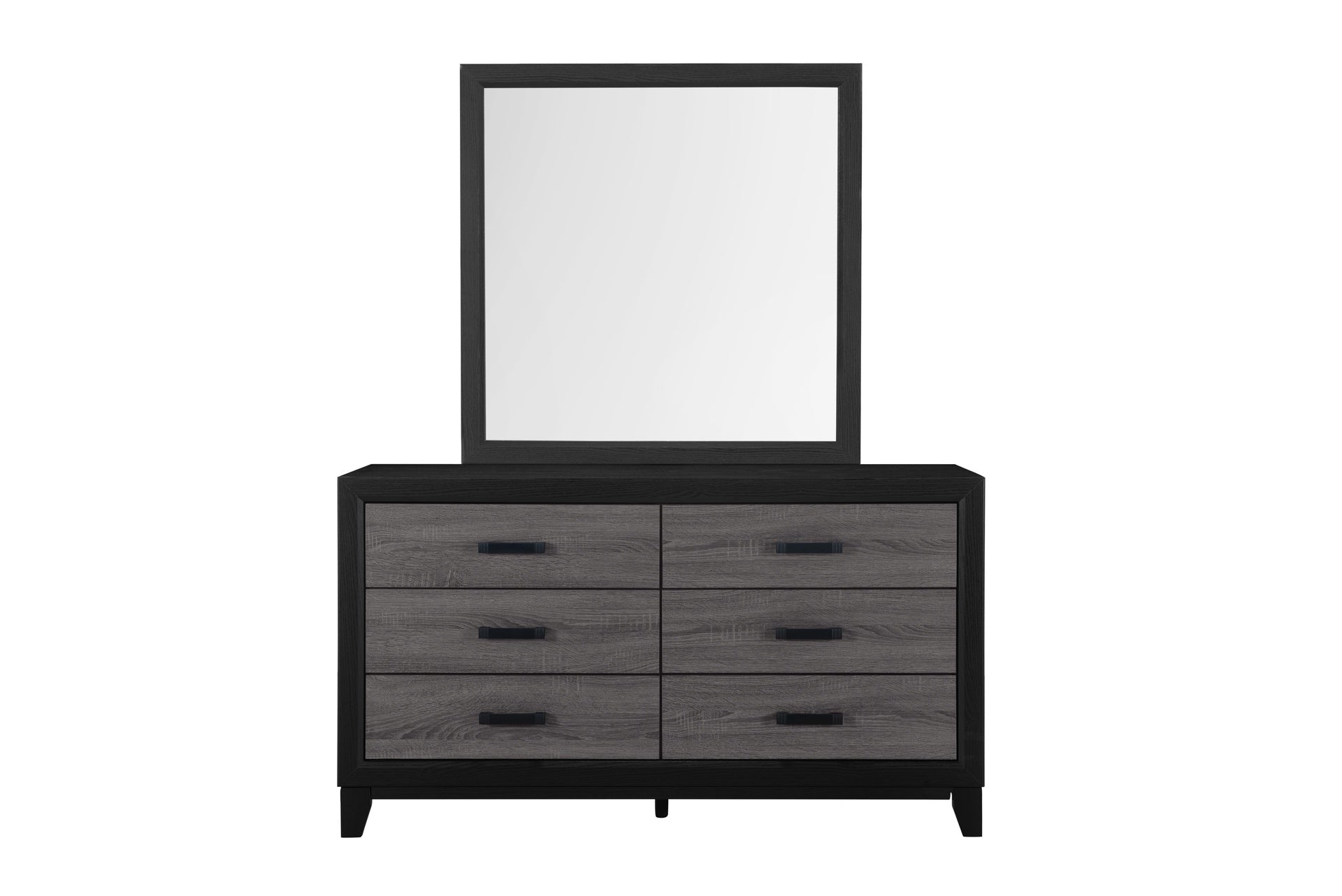 SOLUTO GREY AND BLACK DRESSER