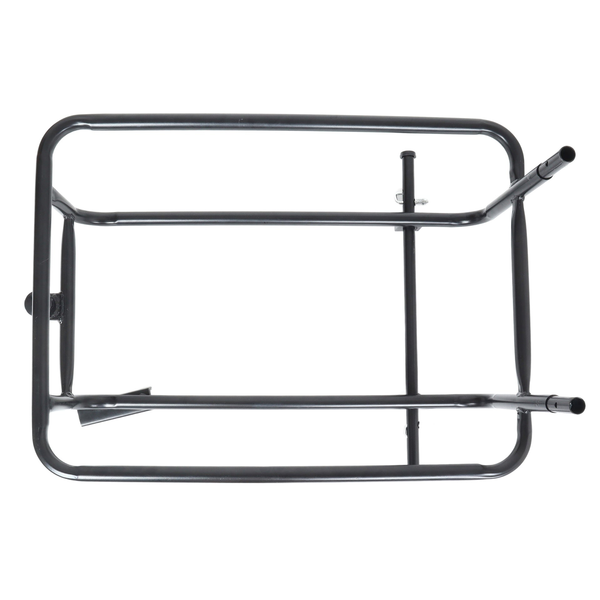 2-in-1 Bike Cargo Trailer Pushcart, Bicycle Trailer with Removable Box and Waterproof Cover, Black, Pushcart Stroller with Tow Hitch and Removable Handlebar, black