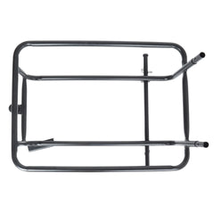 2-in-1 Bike Cargo Trailer Pushcart, Bicycle Trailer with Removable Box and Waterproof Cover, Black, Pushcart Stroller with Tow Hitch and Removable Handlebar, black