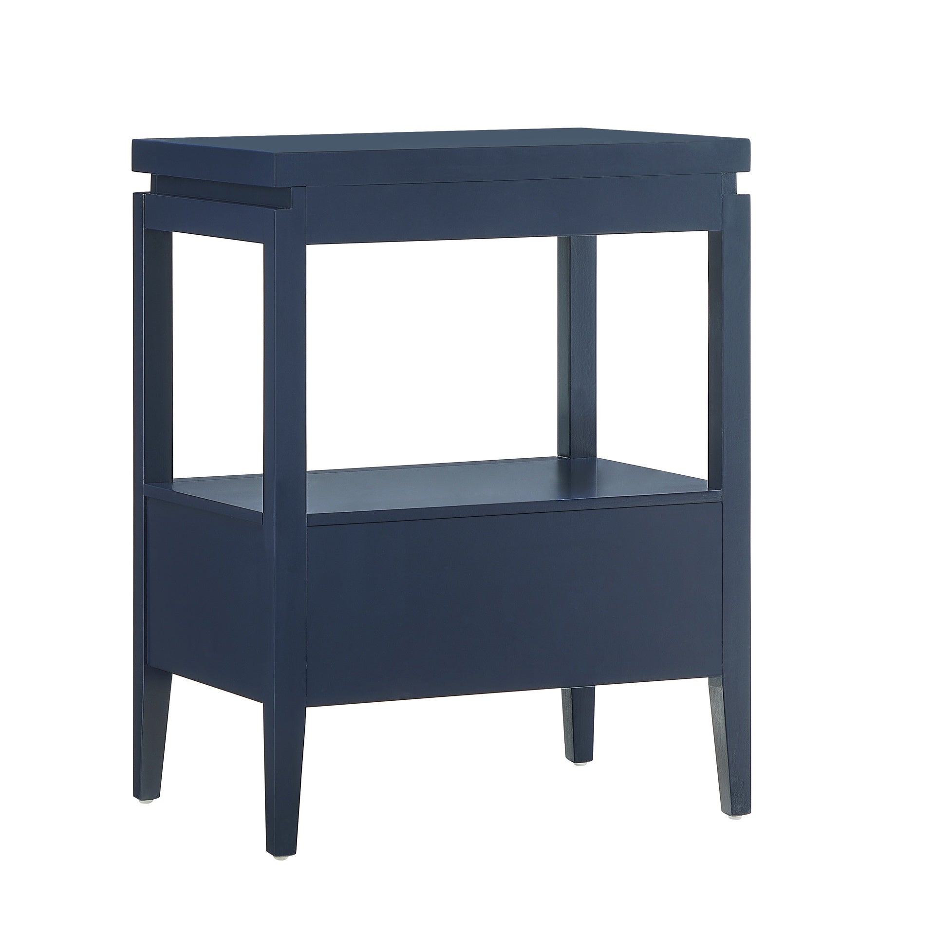 Olana Midnight Blue 1-drawer Nightstand