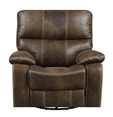 Brown Swivel Gliding Recliner