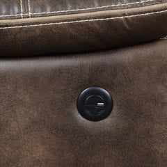 Brown Reclining Sofa
