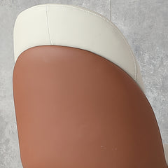 Dining Chairs Set of 2, Modern PU Leather Dining Gold Metal Legs for Living Kitchen Dining Room Beige (Set of 2)