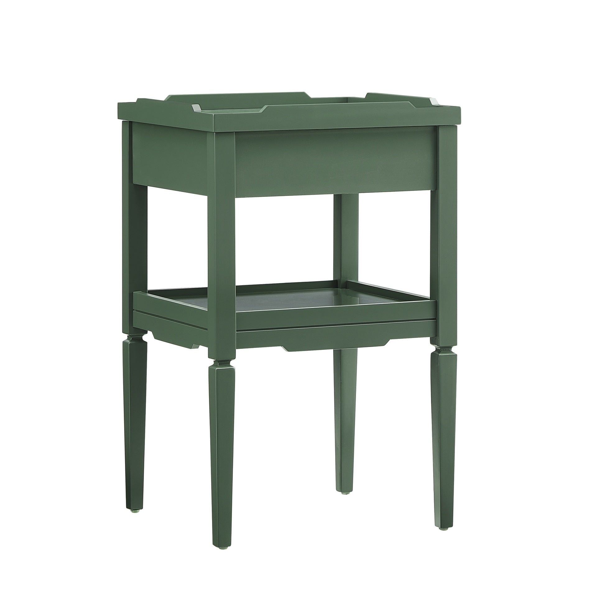 Foley Vintage Green 1-drawer Nightstand