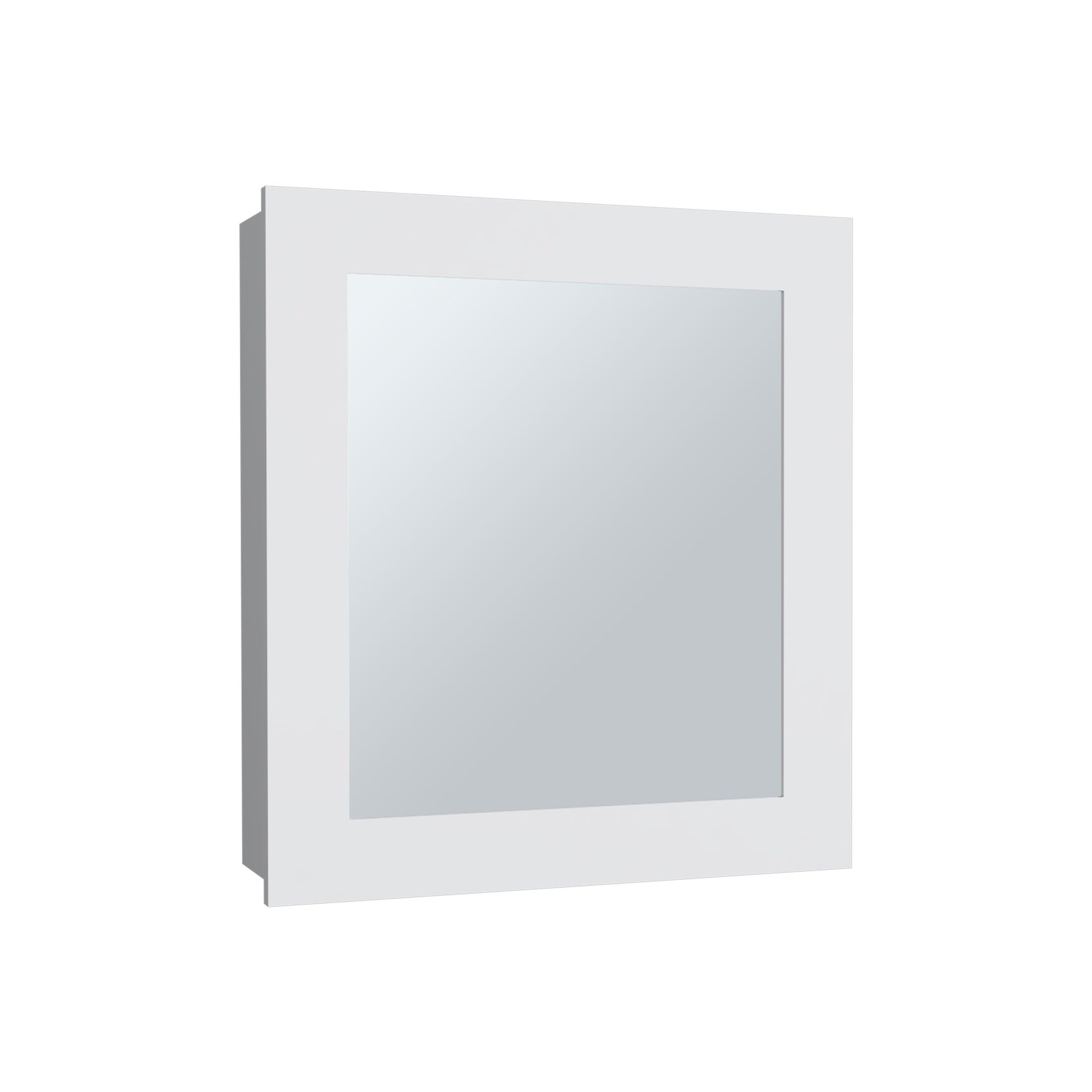 Luma Medicine Cabinet with Mirror Door 20.5" High Cabinet Organizer with Two interior Shelves  for Bathroom, Kitchen, Mudroom