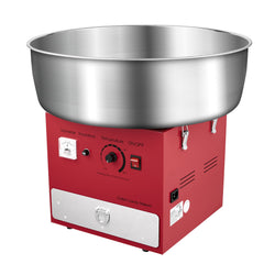 Commercial Cotton Candy Machine Sugar Floss Maker 1000W for Party Home Red