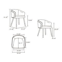 Dining Chair in Camel