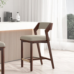 Counter Stool in Linen