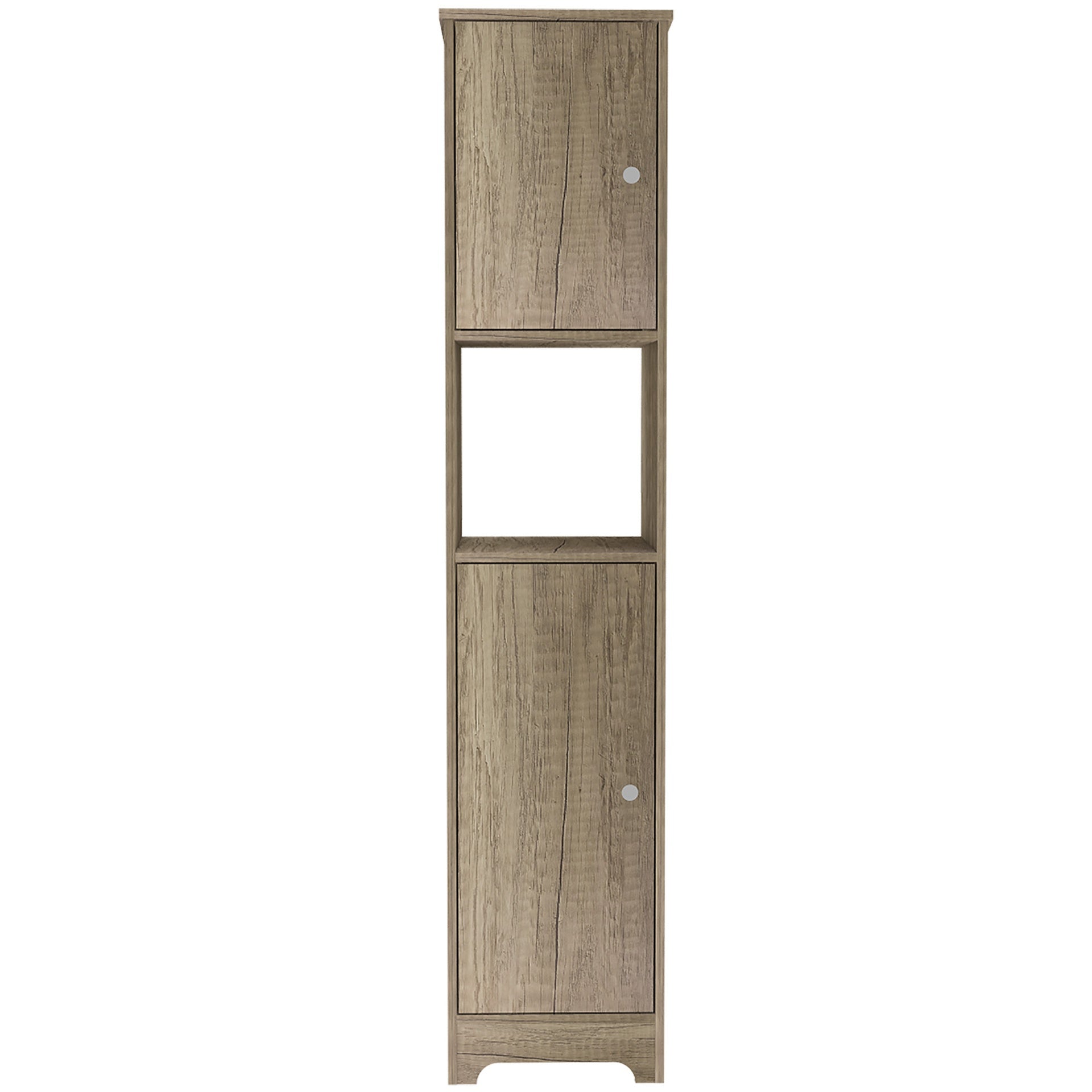 Ibis Linen Cabinet, Double Doors, Four Interior  Shelves, Two Cabinets  -Light Oak
