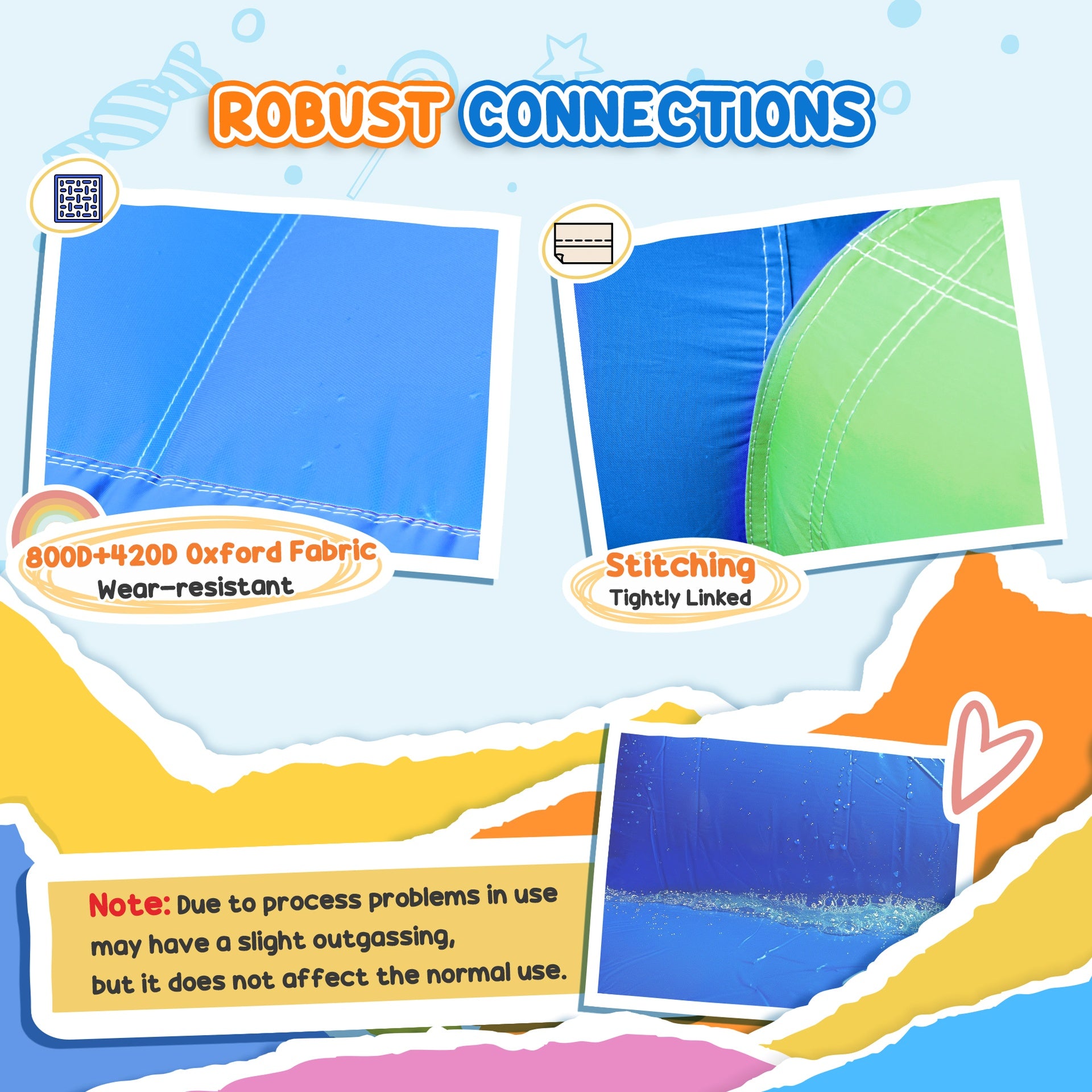 Outsunny Kids Bounce House Inflatable Slide with Splash Pool, Water Cannon, Climbing Wall, Inflator Included, 6 in1 Bouncy Castle Kids Backyard Activity Outdoor Water Play Toy