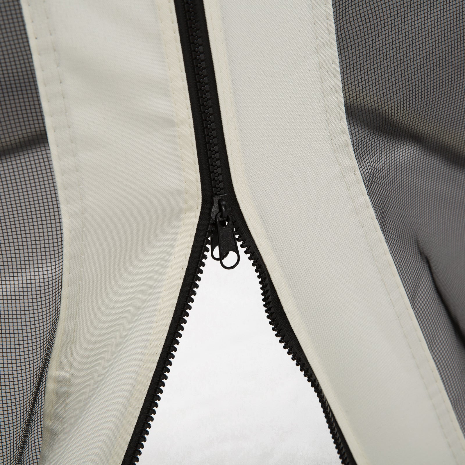 Outsunny 10x10 Replacement Mesh Sidewall Netting for Gazebos and Canopy Tents with Zippers, Black