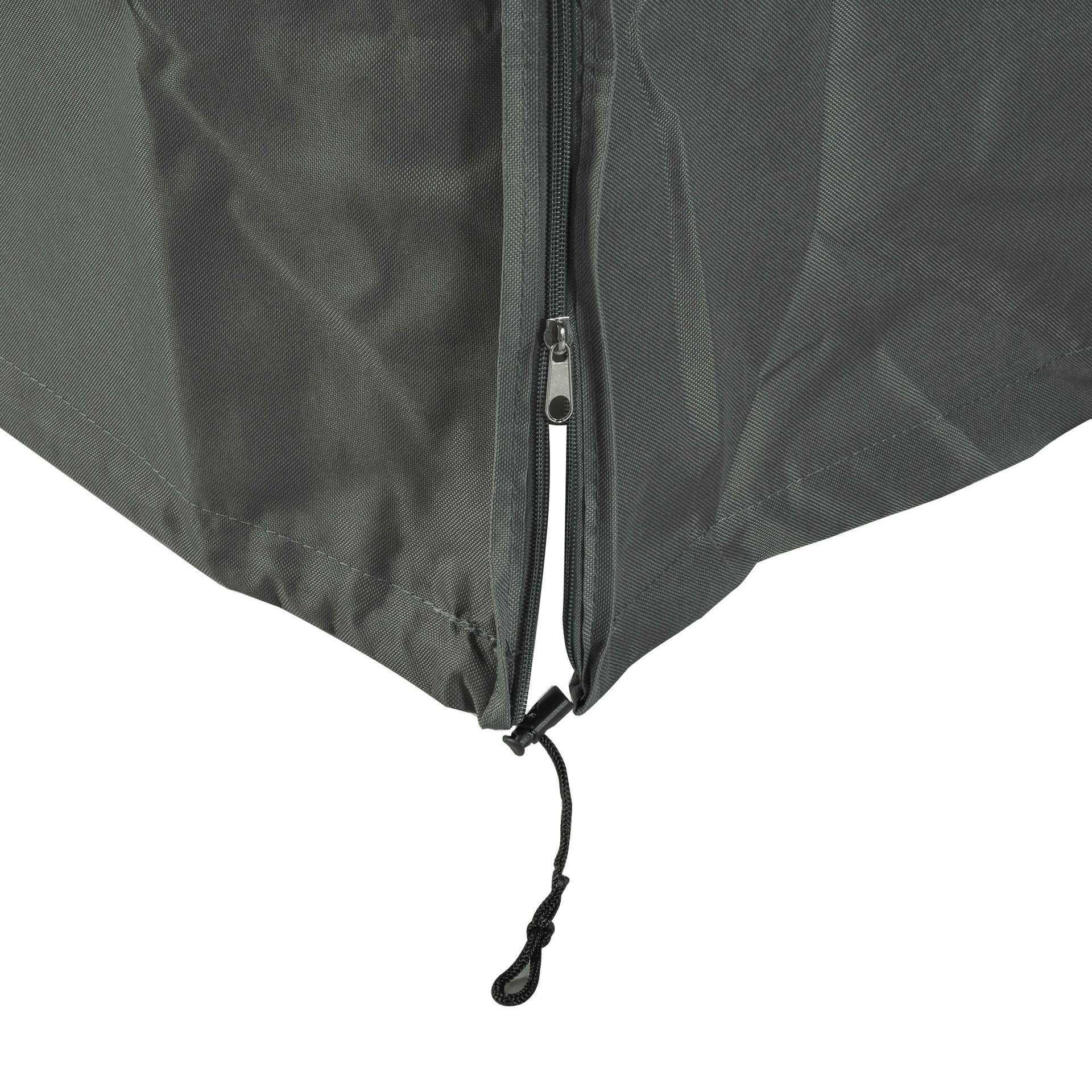 Outsunny Outdoor Patio Hammock Porch Swing Cover with UV, Water, & Dust Fighting Material, 81" x 49" x 65", Gray