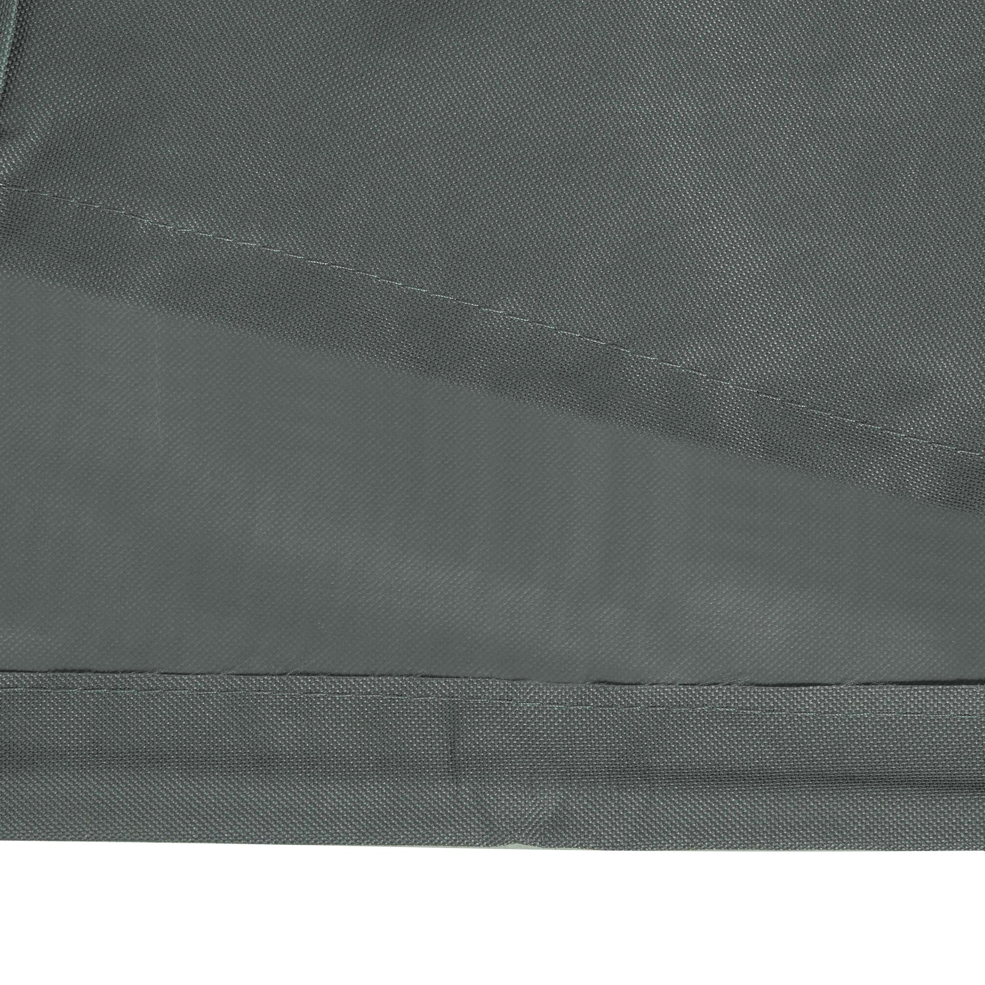 Outsunny Outdoor Patio Hammock Porch Swing Cover with UV, Water, & Dust Fighting Material, 81" x 49" x 65", Gray