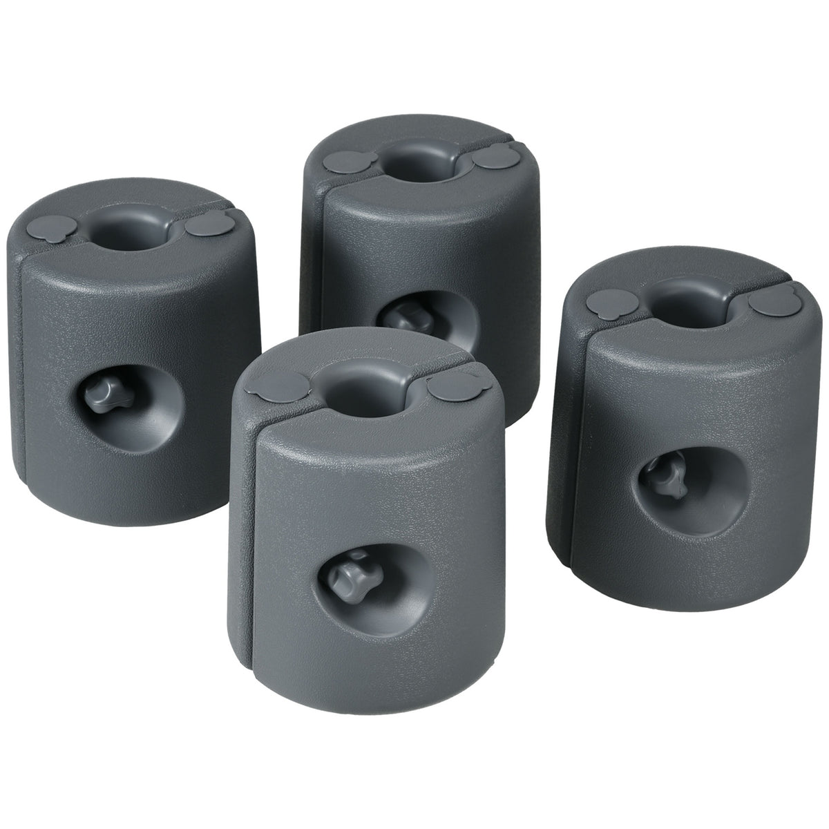 Outsunny HDPE Tent Weights Set of 4, Canopy Weights, Fill with Water or Sand, 104LBS