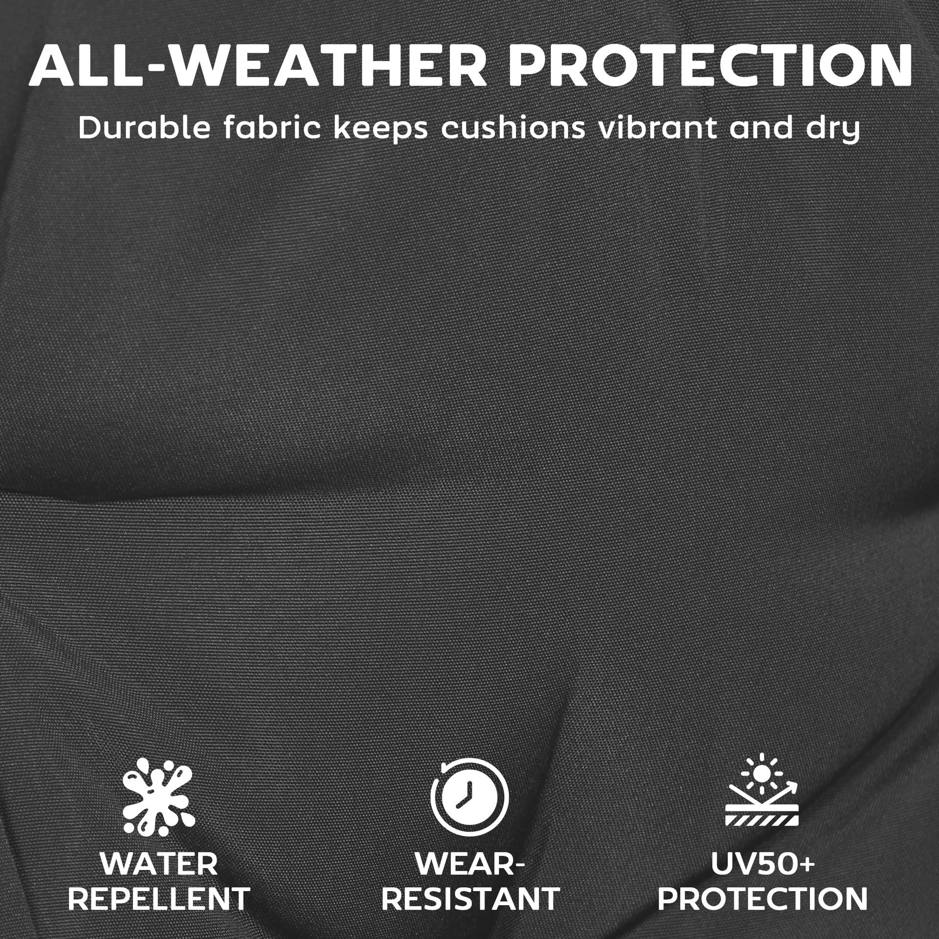 Outsunny Chaise Lounge Cushion, 4" Thick Outdoor Lounge Chair Cushion with Ties for Patio, 21" x 72", Gray