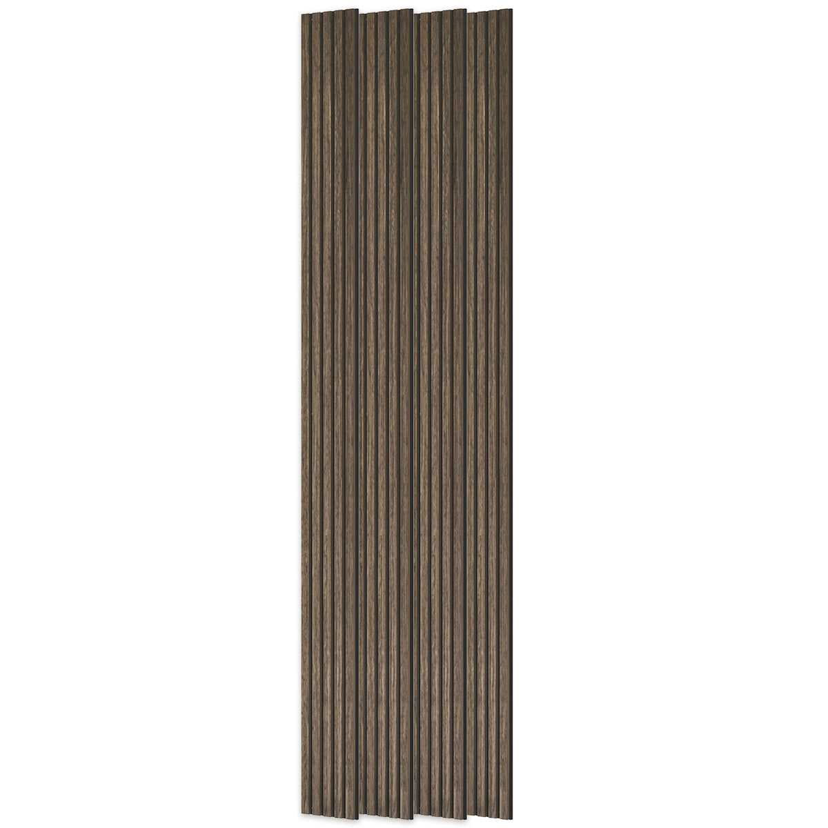HOMCOM 95" x 8" Wood Panels for Wall, 4 Pack Acoustic Panels, Sound Absorbing Slat Wall For Interior Wall Decor, Home, Walnut