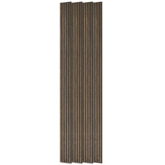 HOMCOM 95" x 8" Wood Panels for Wall, 4 Pack Acoustic Panels, Sound Absorbing Slat Wall For Interior Wall Decor, Home, Walnut