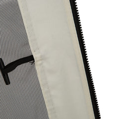 Outsunny 13x13 Gazebo Netting Mosquito Netting Screen with Zippers, Black Rings, High-Quality Polyester, Washable, Black