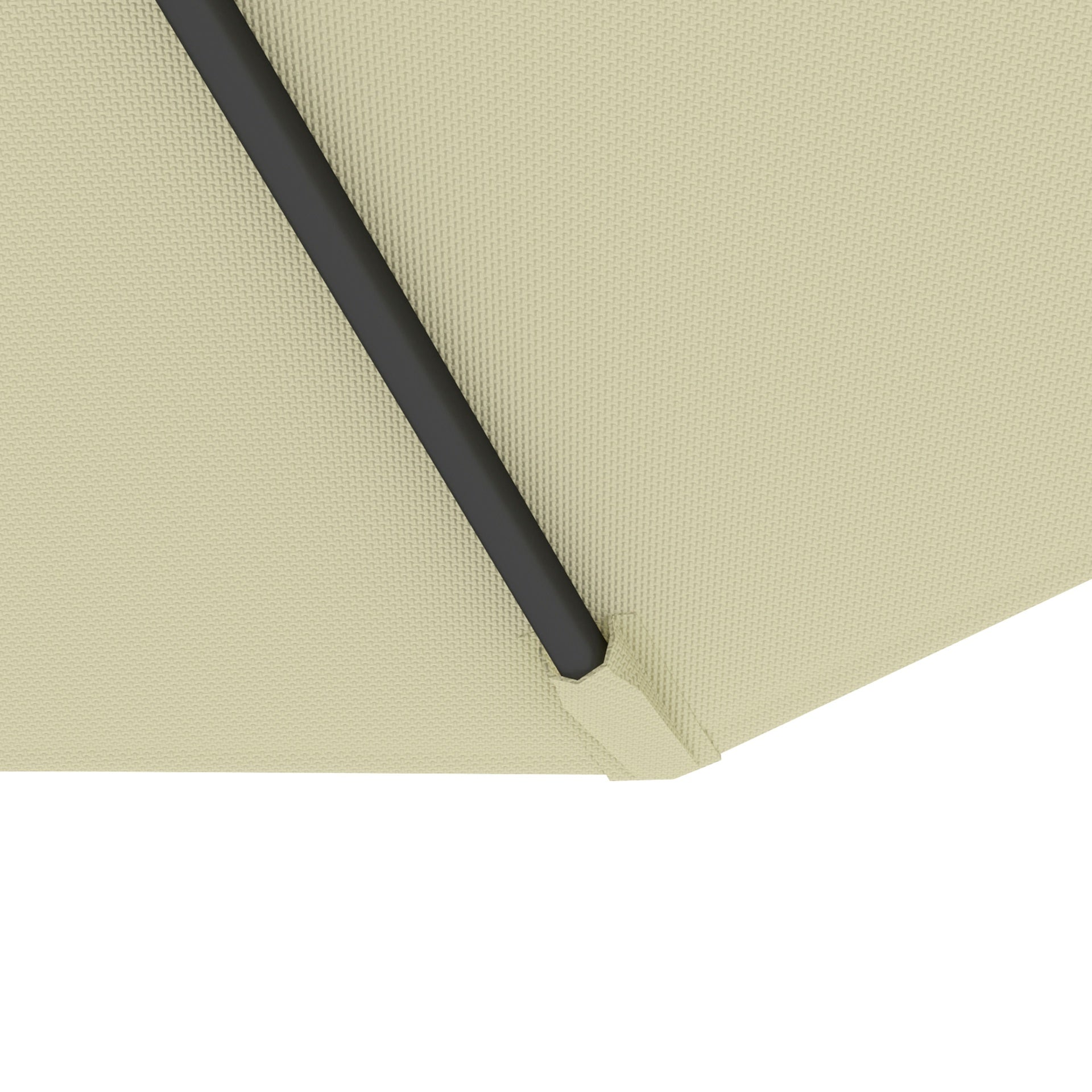 Outsunny 10' Cantilever Tilt Offset Patio Umbrella w/ UV & Water Safe Material & Cross Base (Weight Not Included), Beige
