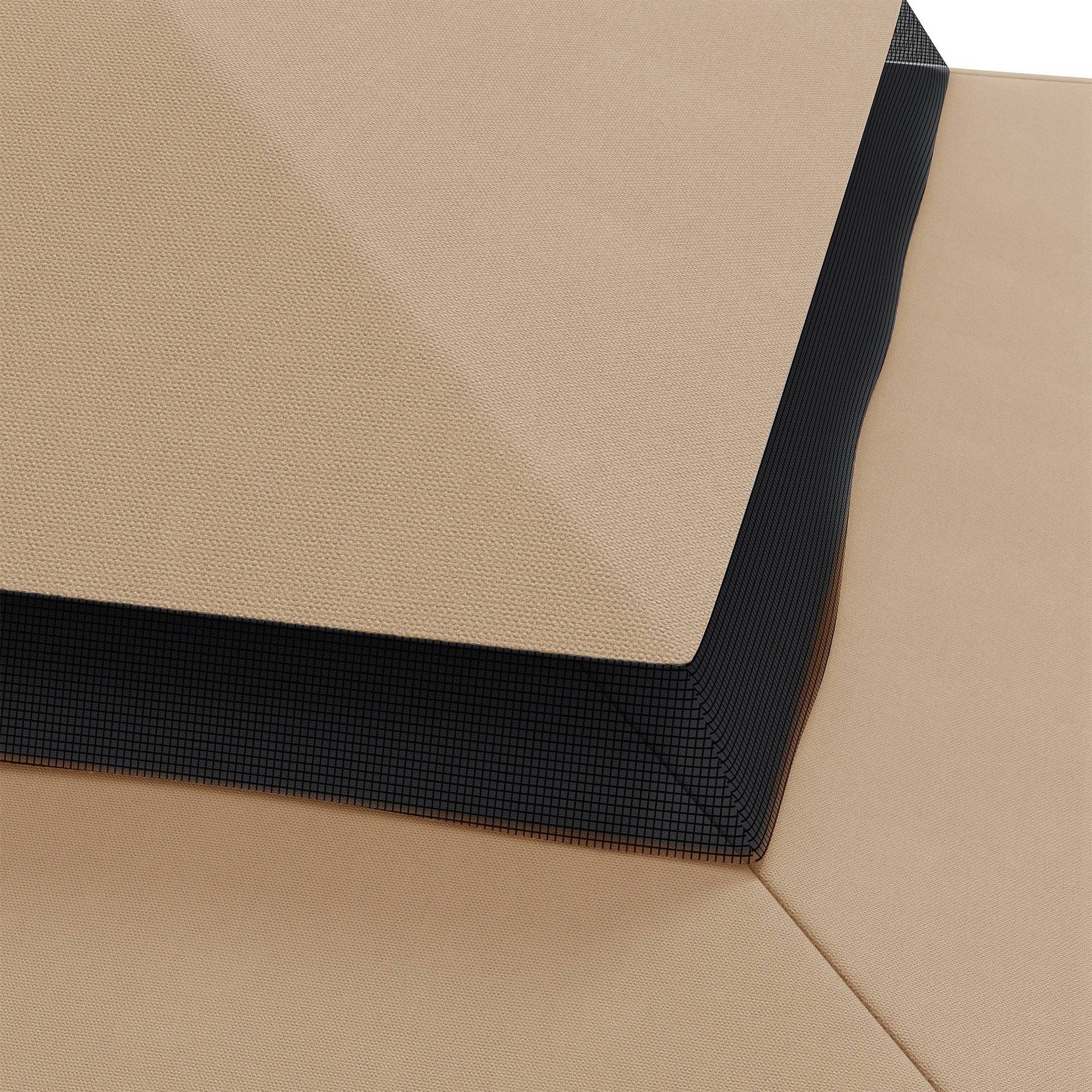 Outsunny Model 84C-051 or 84C-269 10' x 10' Gazebo Replacement Canopy, Khaki