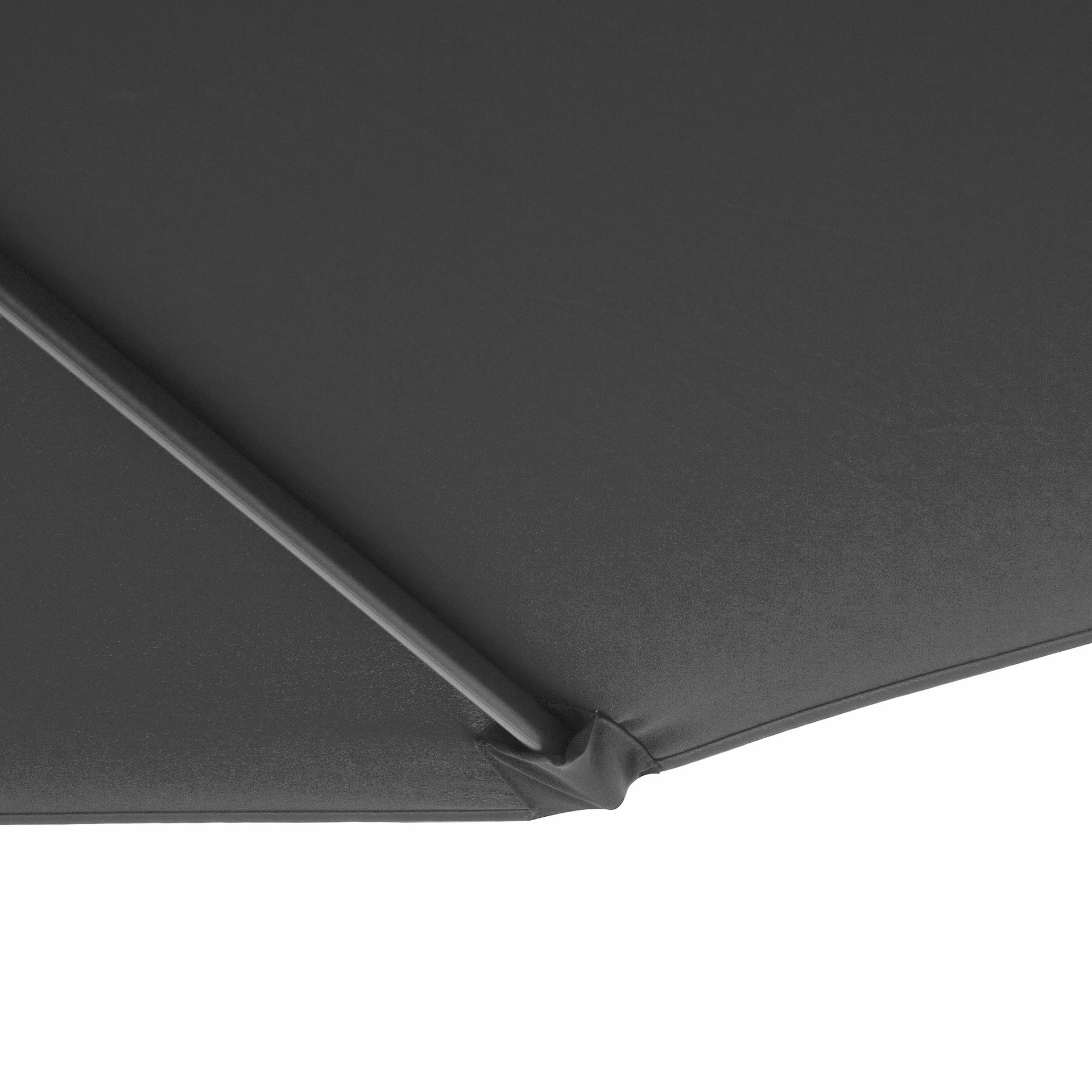 Outsunny 10' Cantilever Tilt Offset Patio Umbrella w/ UV & Water Safe Material & Cross Base (Weight Not Included), Gray