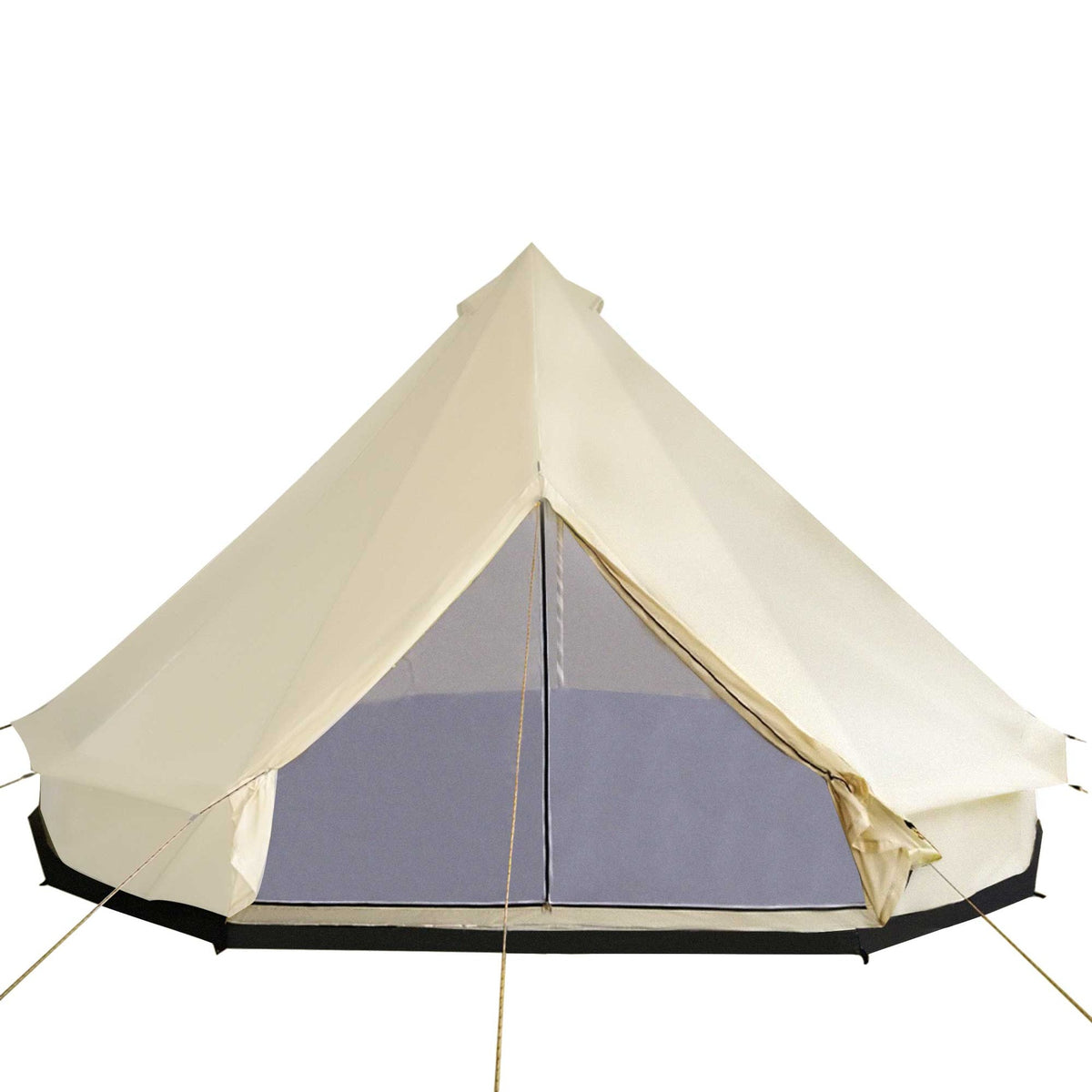 Outsunny 10-Person Large Waterproof Yurt Camping Tent, Perfect for Family Camping, Blue