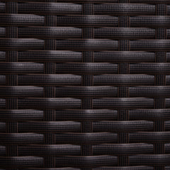 Outsunny Patio PE Rattan Storage Cabinet, Wicker Pool Cabinet Organizer, Outdoor Towel Rack for Pool with 3 Drawers, Brown