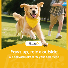 PawHut 4 Pieces Dog Agility Equipment, Dog Agility Course Backyard Set with Adjustable Height Jump Bars and Carry Bag