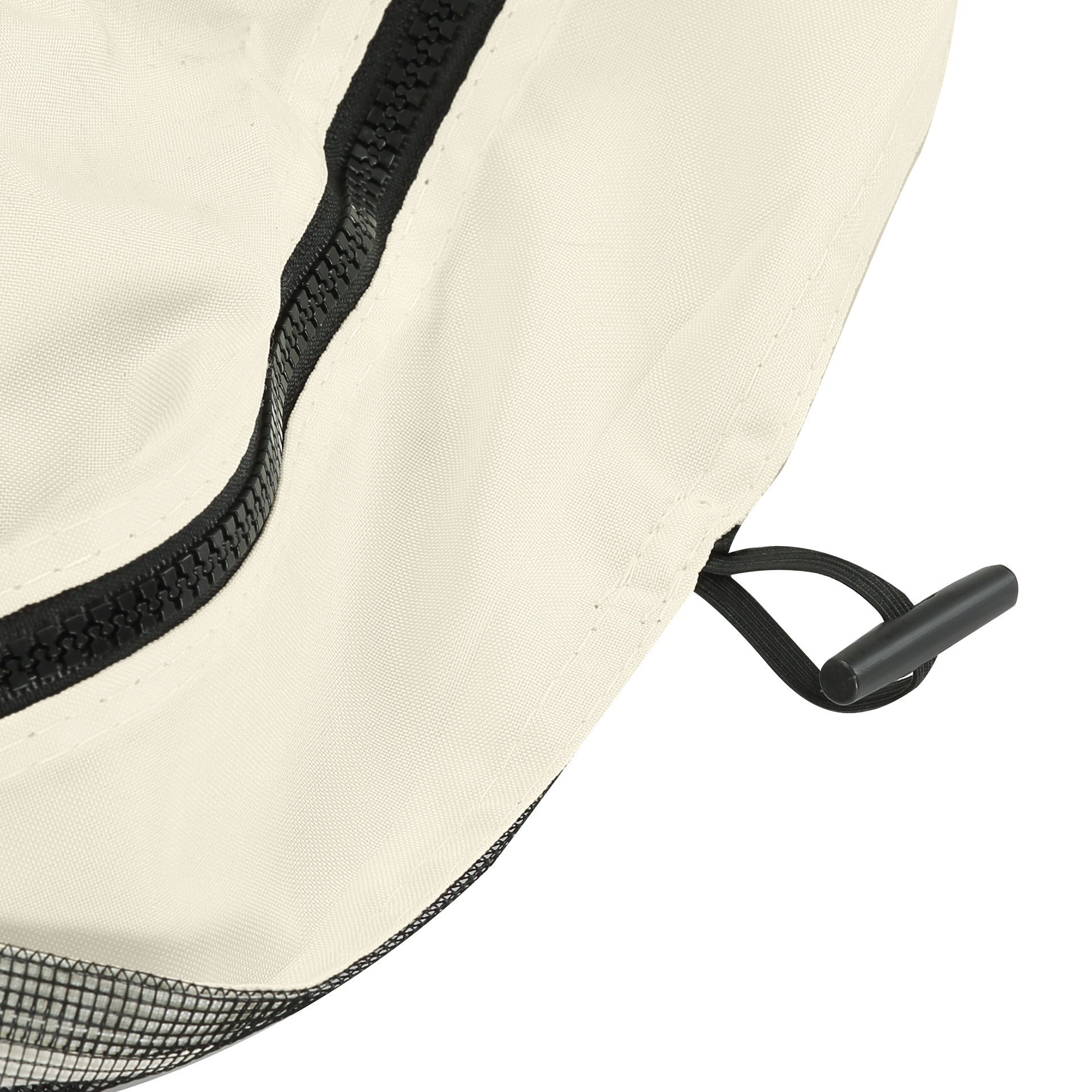 Outsunny Replacement Mesh Sidewall Netting for 12' x 12' Gazebos and Canopy Tents with Zippers, (Sidewall Only) Cream
