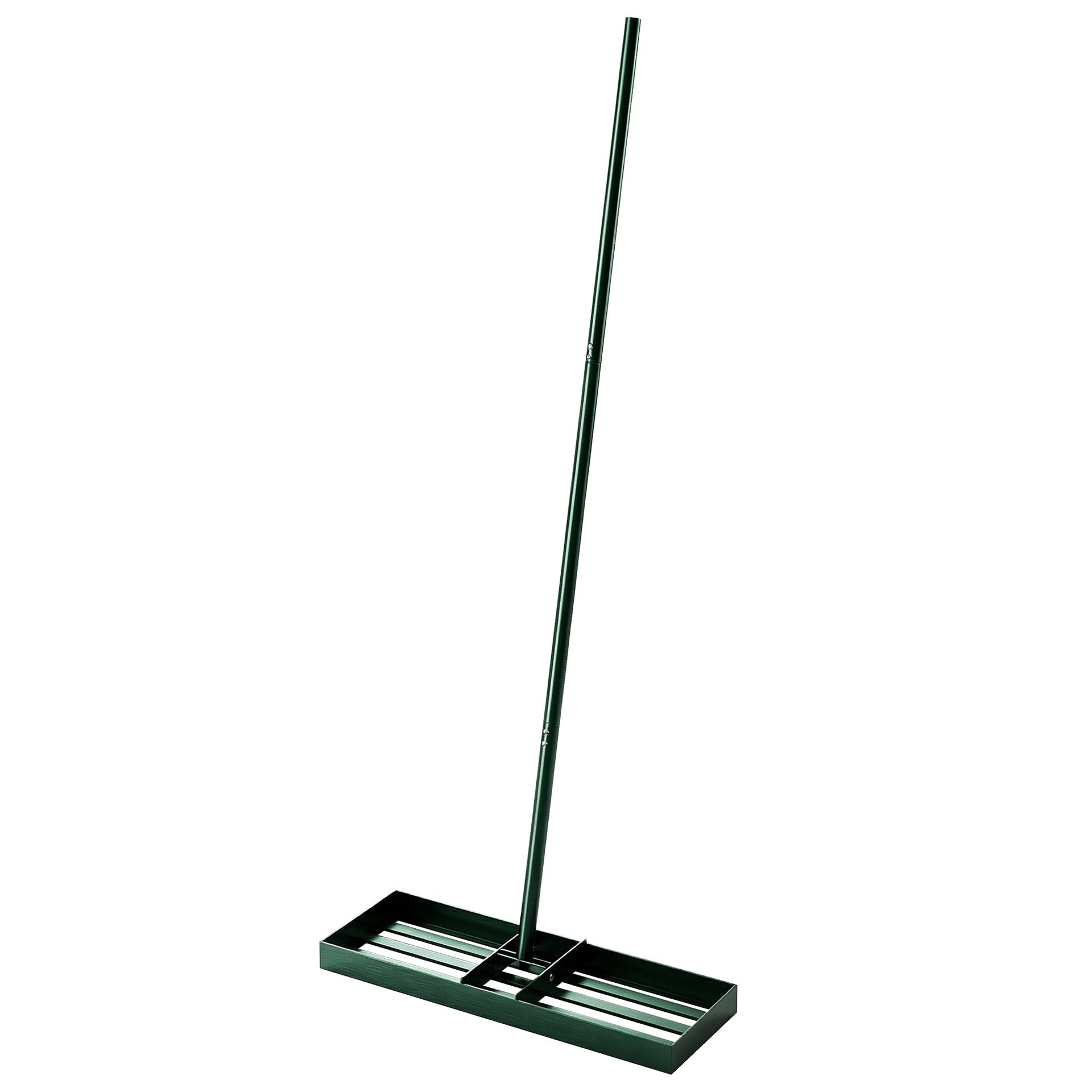 Outsunny Lawn Leveling Rake, 30" x 10" Heavy Duty Yard Leveling Rake with 66.5" Handle for Backyard, Golf Course