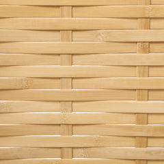 HOMCOM Hand Woven Room Divider, 3 Panel Bamboo Folding Privacy Screen for Home Office, 47.25"x67"x0.75", Natural