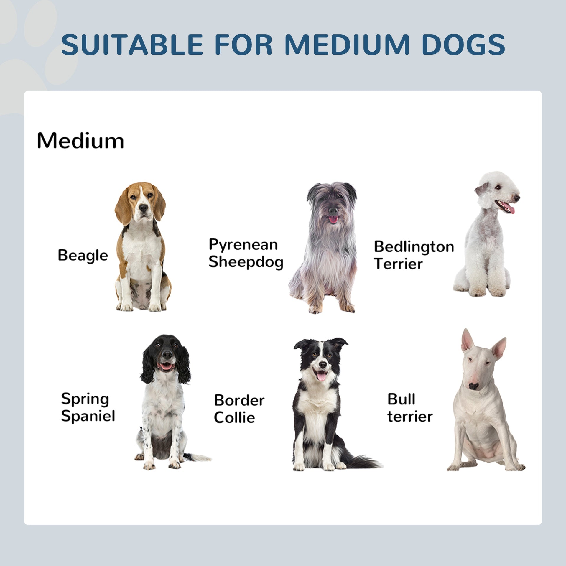 PawHut 17" Double Stainless Steel Heavy Duty Dog Food Bowl Elevated Pet Feeding Station