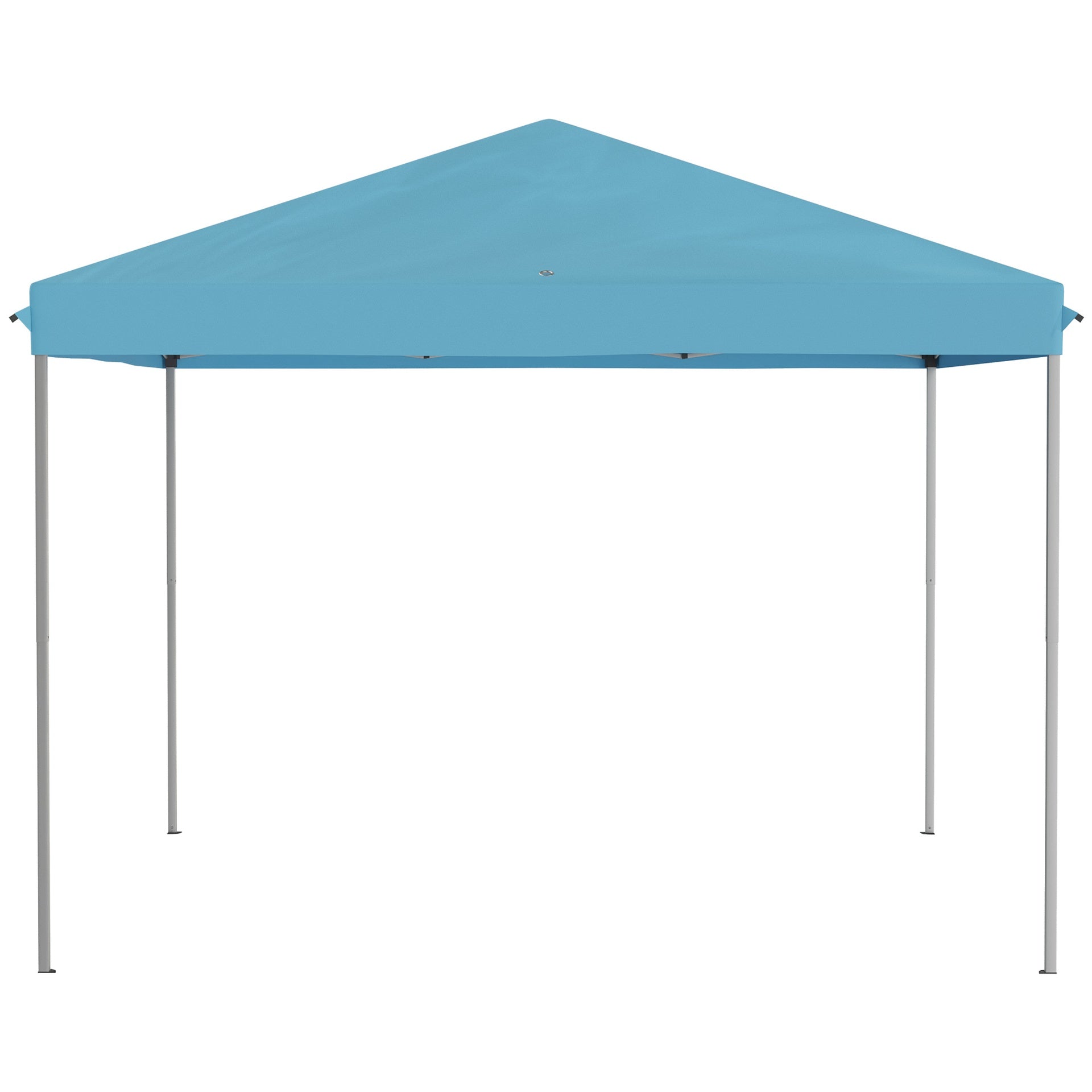Outsunny 10 x 10 Pop Up Canopy Tent, Outdoor Patio Gazebo with Netting, Carry Bag Included