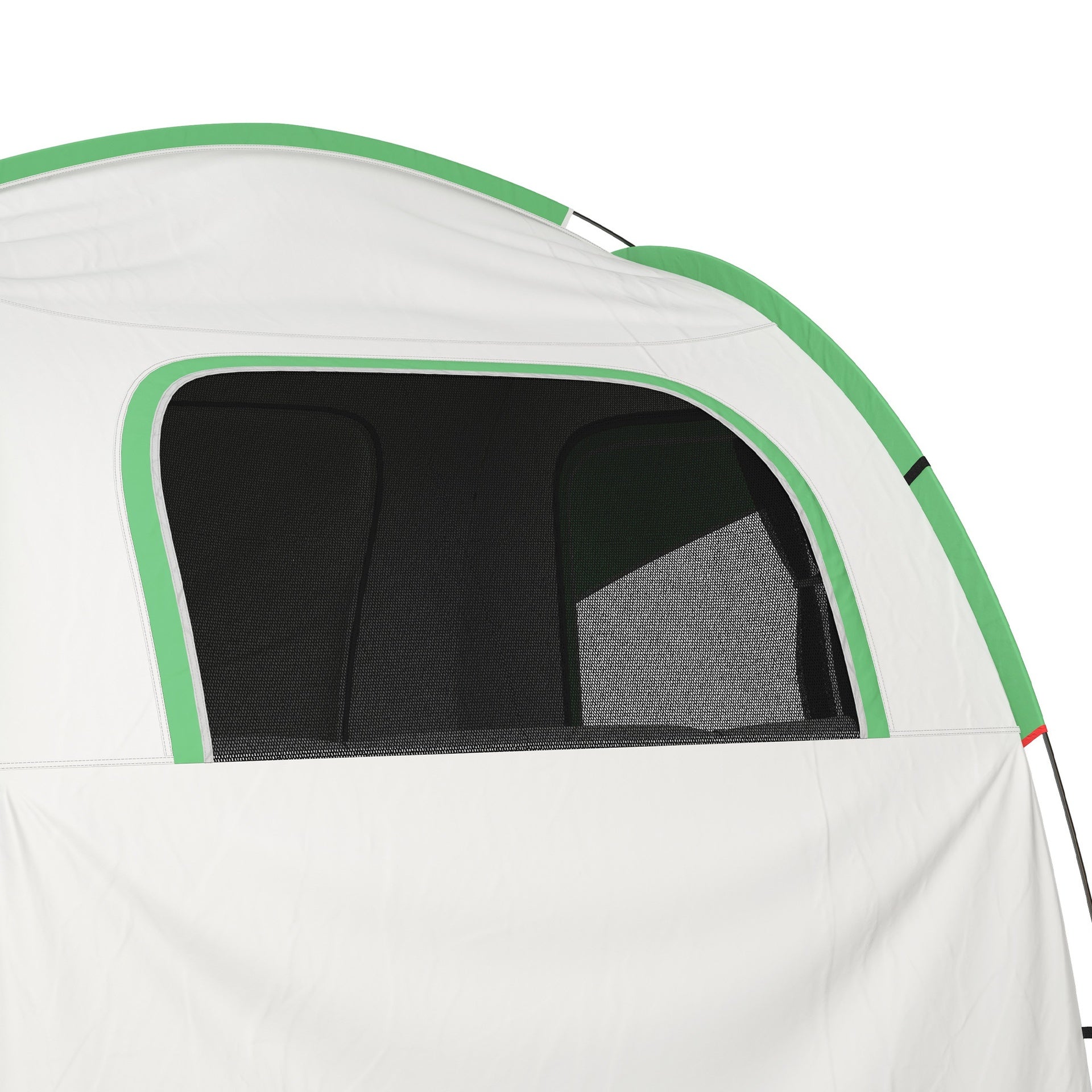 Outsunny 2000mm Waterproof SUV Tent, Car Tent with 3 Doors and Mesh Window, for 5-6 Person Camping Travel, Gray and Green
