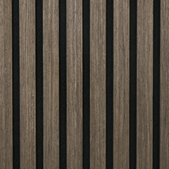 HOMCOM 24" x 24" Wood Panels for Wall, 4 Pack Acoustic Panels, Sound Absorbing Slat Wall for Wall Decor, Home, Brown