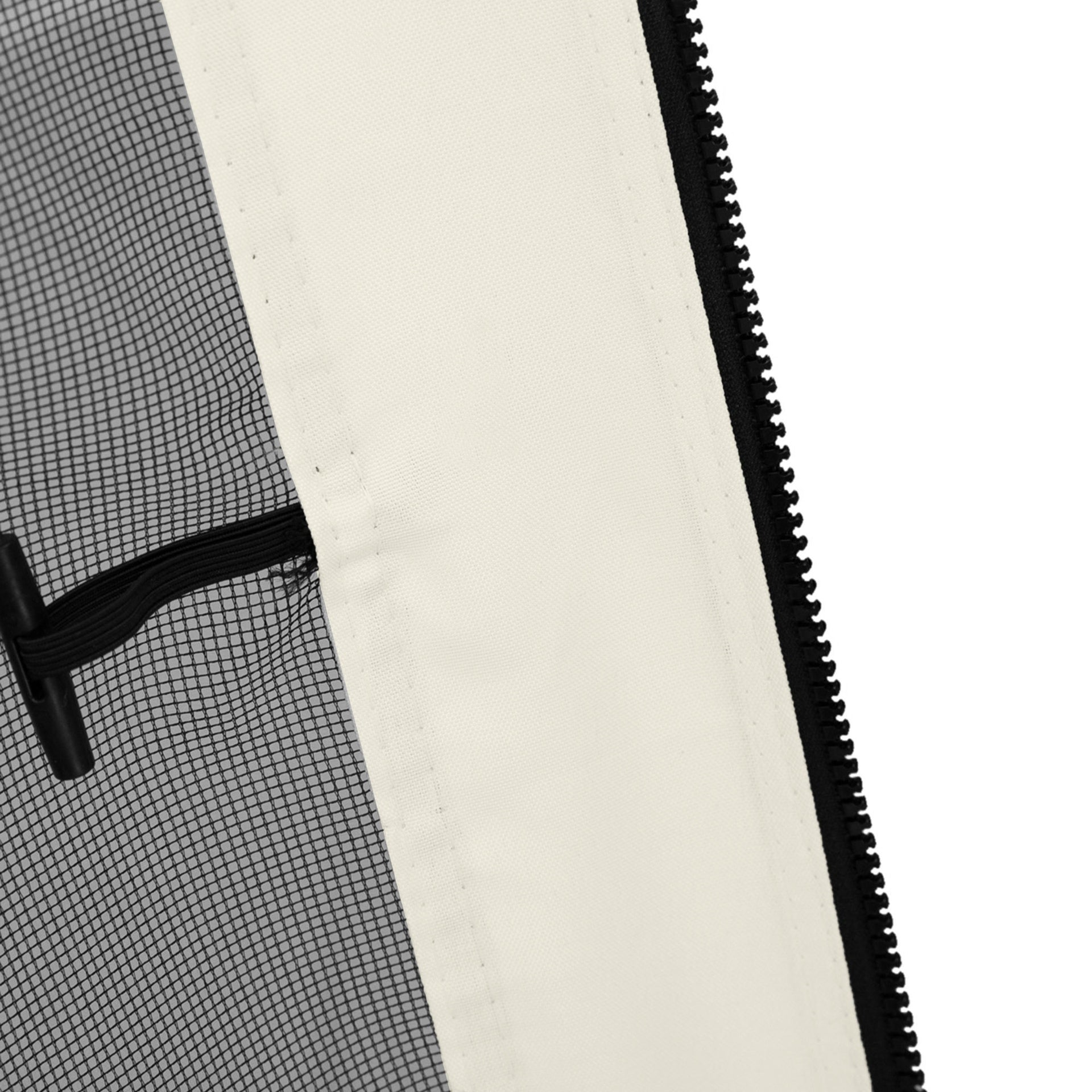 Outsunny Replacement Mesh Sidewall Netting for 10' x 12' Gazebos and Canopy Tents with Zippers, (Sidewall Only) White