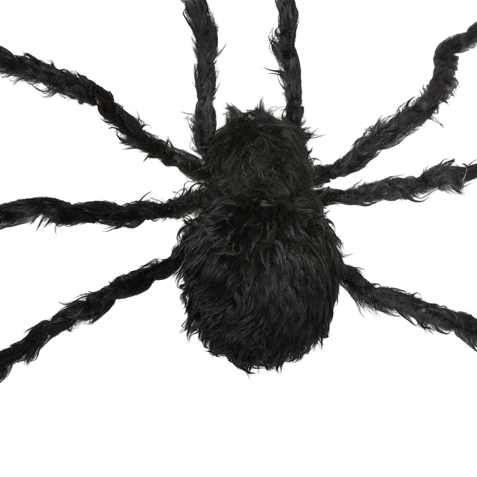 HOMCOM 3.25" Halloween Prop Light-up Oversized Spider, Outdoor Halloween Decoration with Light Up Bendable Legs