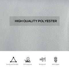Outsunny 9.84' x 13.1' Gazebo Sidewall Set with Hooks/C-Rings, Light Gray