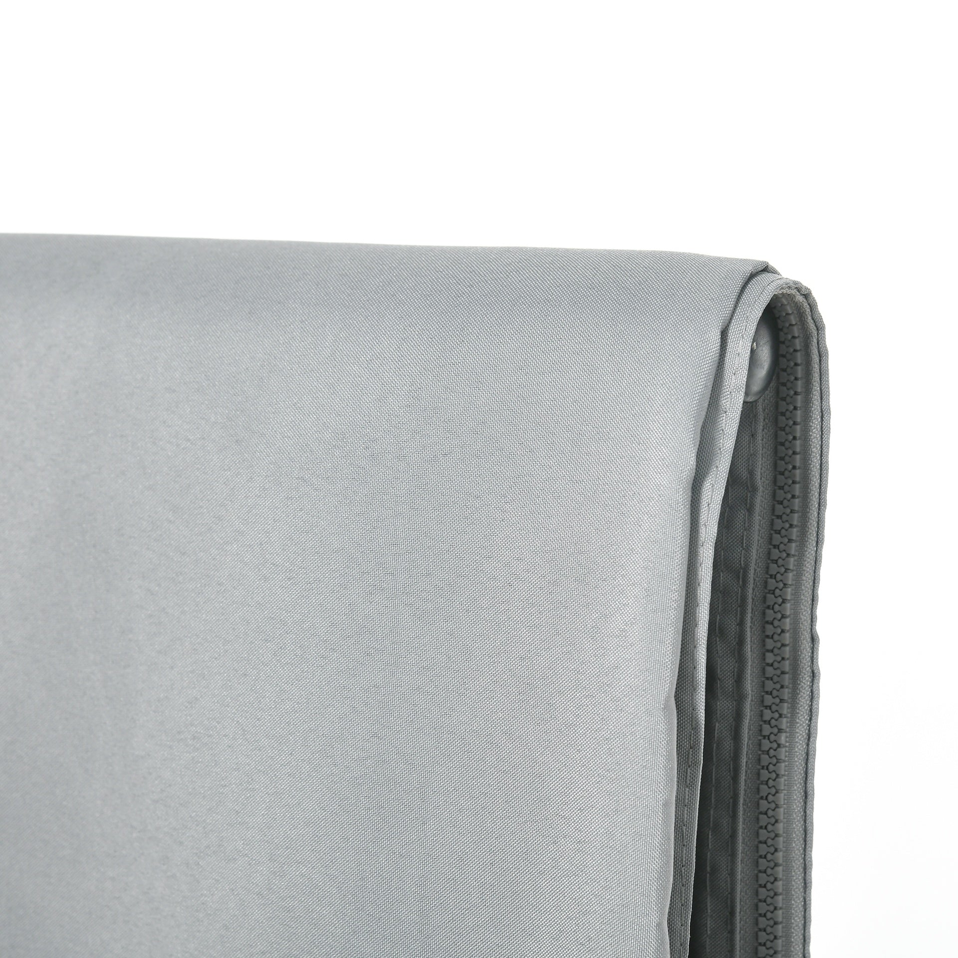 Outsunny 9.84' x 13.1' Gazebo Sidewall Set with Hooks/C-Rings, Light Gray