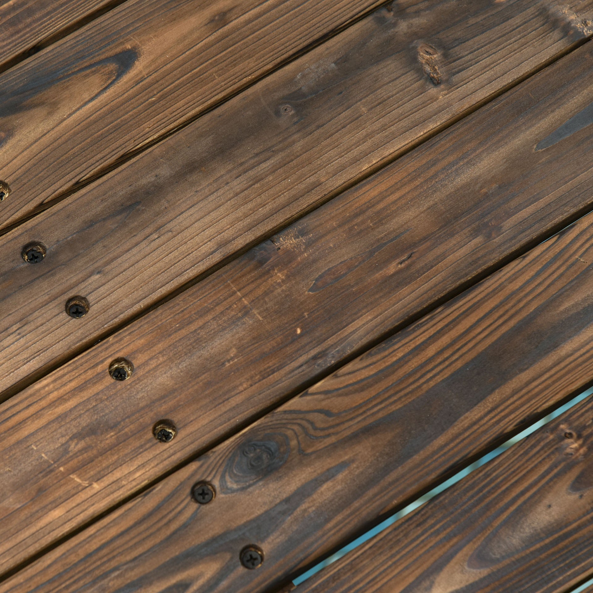 Outsunny 7.5' Fir Wood Garden Bridge Arc Walkway with Side Railings, Perfect for Backyards, Gardens, & Streams, Carbonized