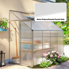 Outsunny Polycarbonate Greenhouse Panels UV Protected Twin-Wall Polycarbonate Sheet 47.2" x 23.6" 10 Pack Clear