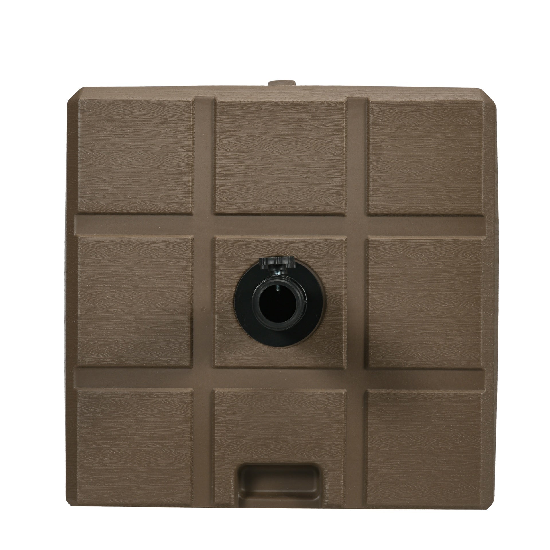 Outsunny Umbrella Stand for 1.5", or 1.9" Umbrella Poles, Fillable Umbrella Base, Brown