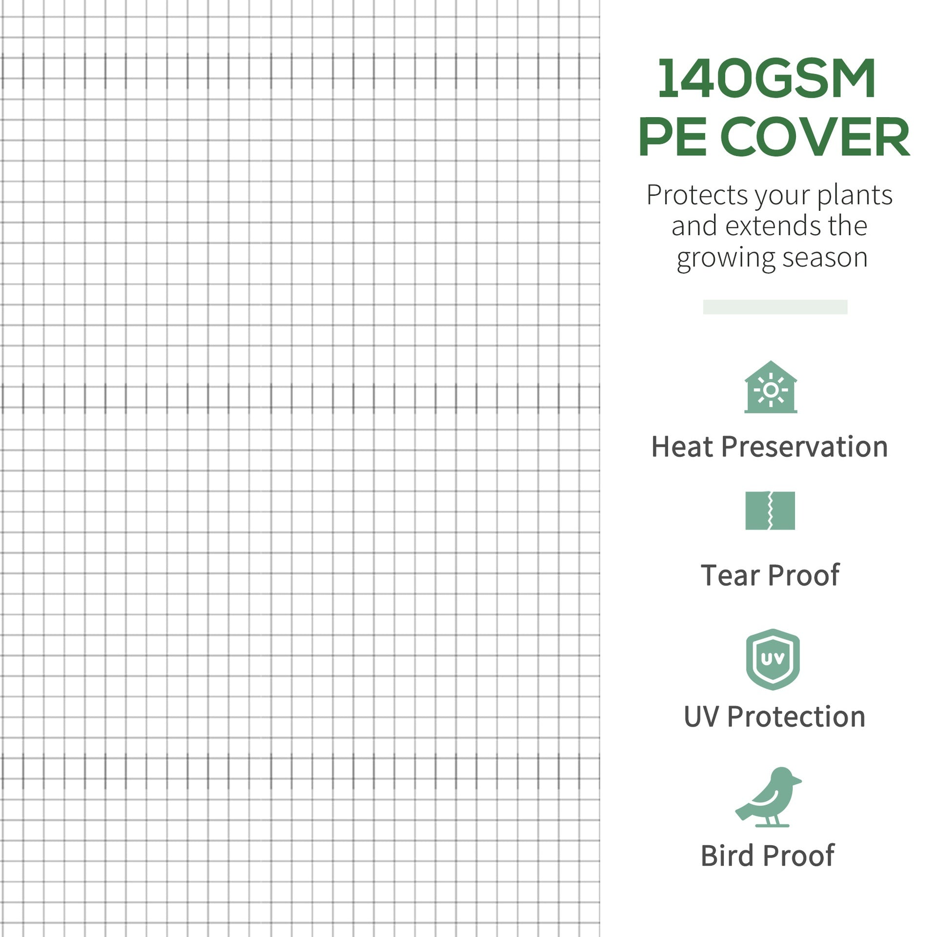 Outsunny 11.5' x 10' x 6.5' Walk-in Tunnel Greenhouse, Green House with Zippered Mesh Door, 7 Mesh Windows & Roll-up Sidewalls, Upgraded Gardening Plant Hot House with Galvanized Steel Hoops, White