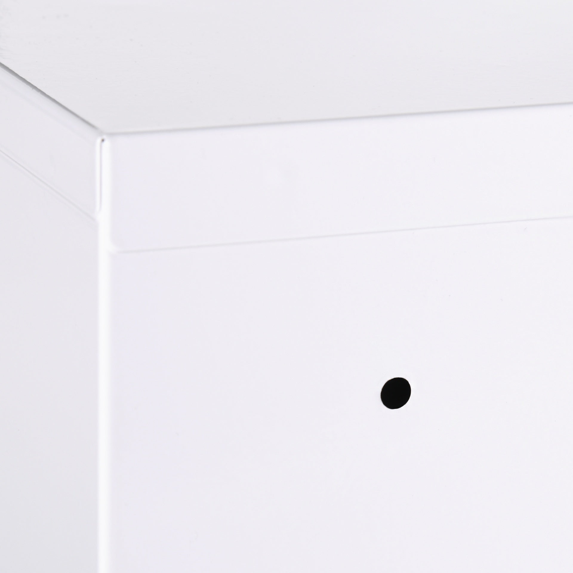kleankin 12" x 18" Lockable Medicine Cabinet, 3 Tier Steel Medical Wall Box with 2 Keys and Shelves for Bathroom, White