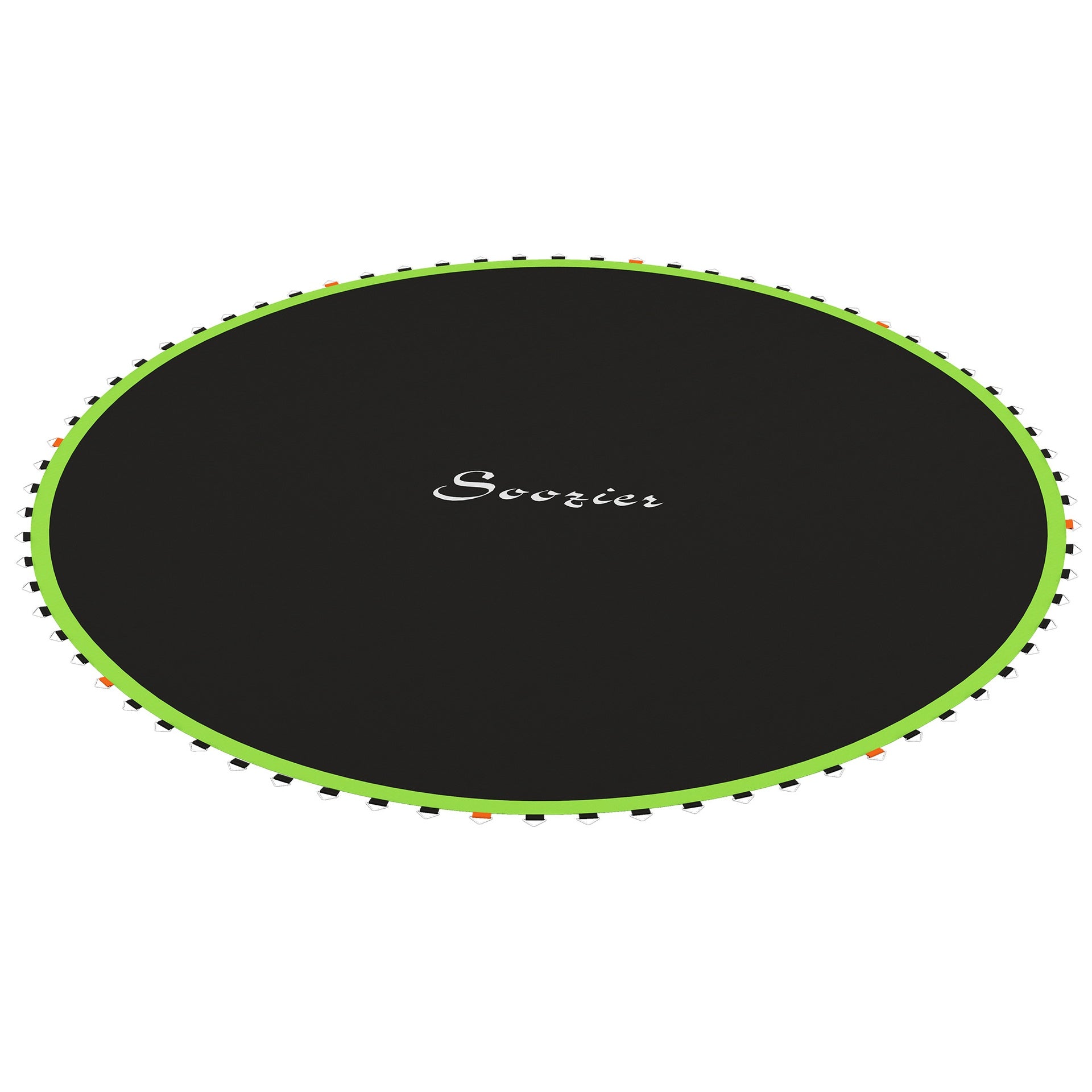 Soozier Trampoline Replacement Mat, Fits 12' Trampoline w/ 72 V-Hooks & 5.5" Springs (Spring & Frame not Included), Green