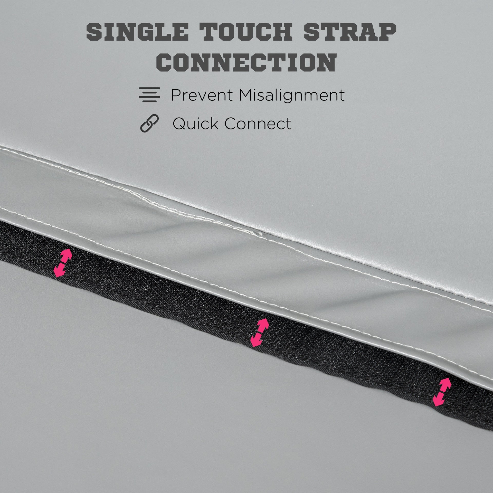 Soozier Pole Dance Mat, 2"T x 5'W Folding Pole Crash Mat for Home, Lightweight and Foldable, Gray