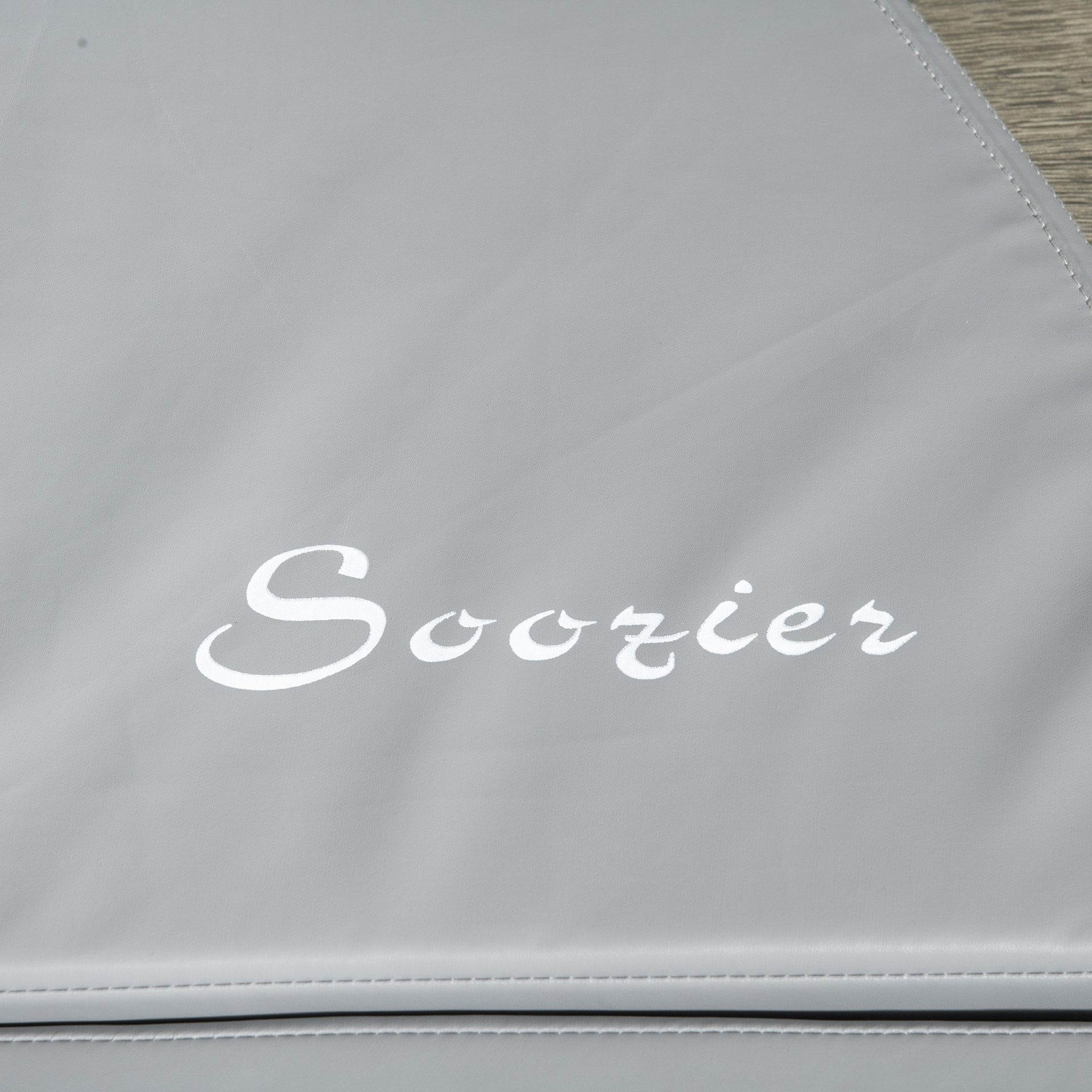 Soozier Pole Dance Mat, 2"T x 5'W Folding Pole Crash Mat for Home, Lightweight and Foldable, Gray